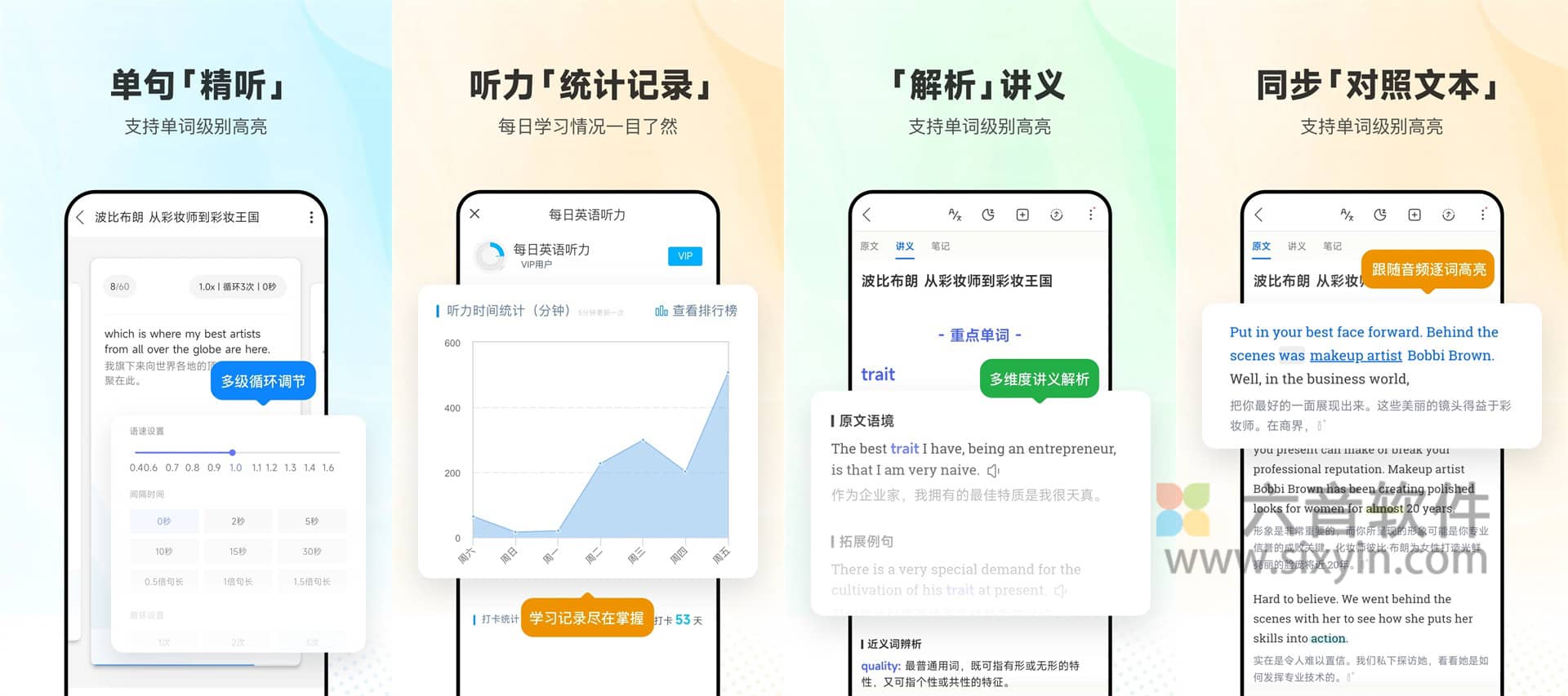 图片[1]-Android  每日英语听力  v10.9.7  解锁高级版-六音